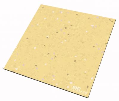 Electrostatic Dissipative Floor Tile Signa ED Zinc Yellow 610 x 610 mm x 2 mm Antistatic ESD Rubber Floor Covering